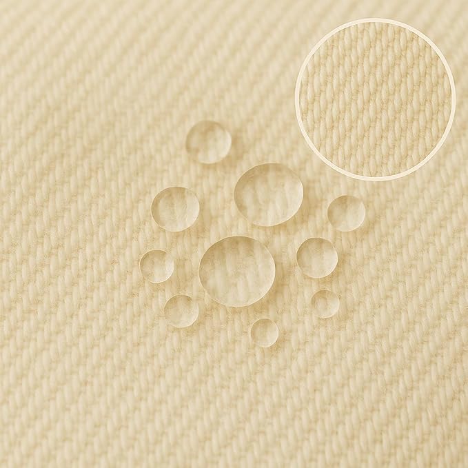 Organic Cotton Crib Mattress Protector - Water Resistant Flat Sheet Liner Pad, Skin Friendly, Chemical-Free Pure Cotton [GOTS-Certified] for Mini Sleeper (31"x18") - Made in USA