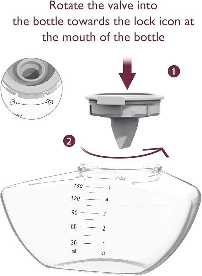 Momcozy Original Replacement Accessories for Upgraded Mobile Flow | Upgraded M9,Original Upgraded M9 Breastfeeding Parts,Valve，2 Pack