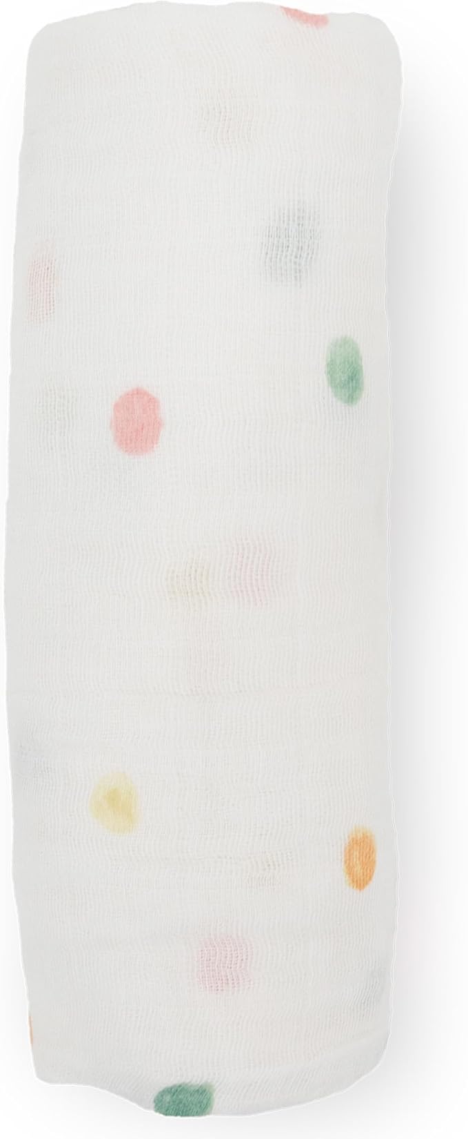 Little Unicorn Premium Cotton Swaddle Baby Blanket | Breathable Fabric | for swaddling, Play, Nursing & More (Party Dots)