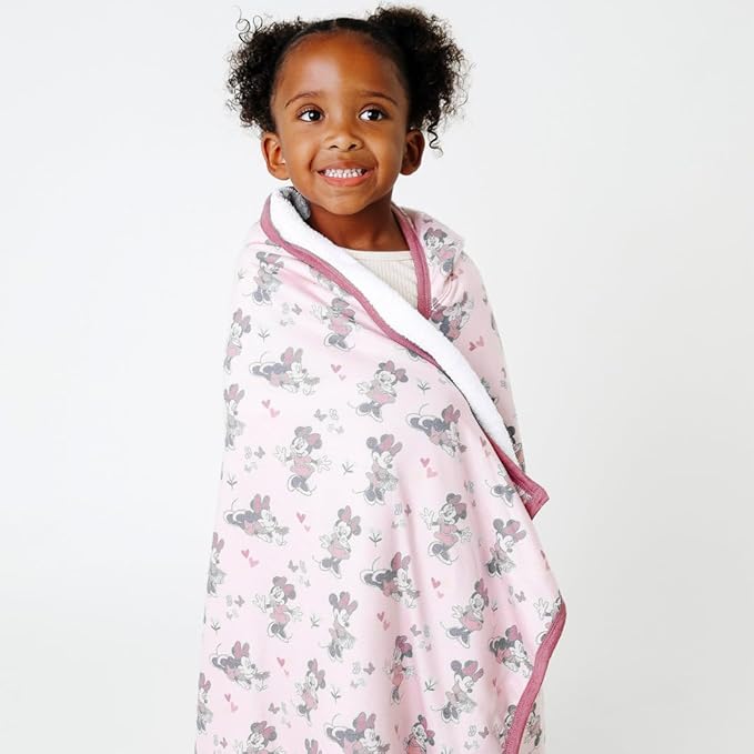 Premium Big Kid Hooded Towel "Minnie Mouse" by Copper Pearl