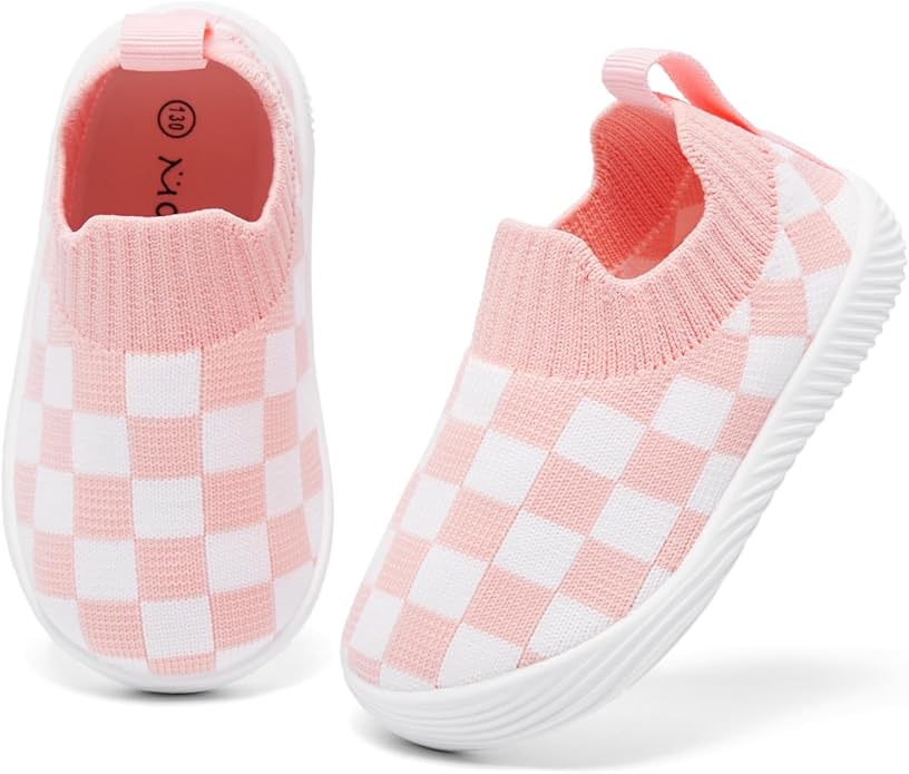 MORENDL Baby Toddler Walking Socks Non-Slip Breathable Unisex Casual Sneakers