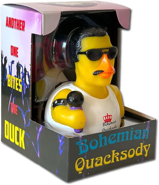 CelebriDucks - Bohemian Quacksody - Floating Rubber Ducks - Collectible Bath Toys Gift for Kids & Adults of All Ages