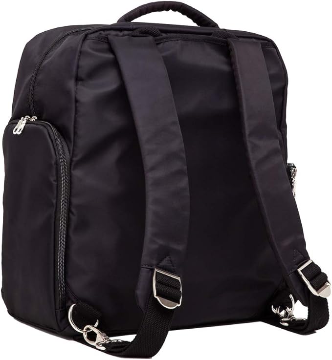 Sarah Wells Kelly Breast Pump Backpack & Tote - Insulated Pocket, Laptop Sleeve & Easy-Clean Design, Fits All Pumps, Diaper Bag for Moms (Black)