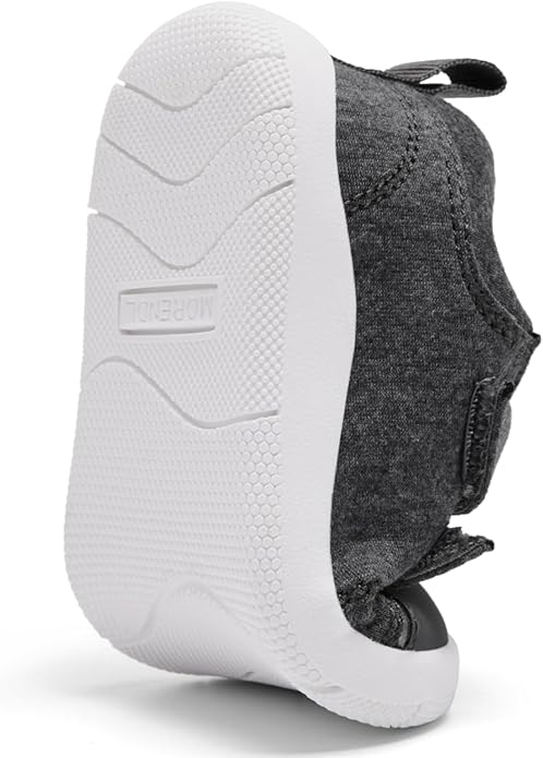 MORENDL Wide Toe Box Shoes Toddler Barefoot Shoes Baby Walking Shoe Boy Girl Non-Slip Zero Drop Minimalist Sneakers Comfort Tennis Outdoor Activities