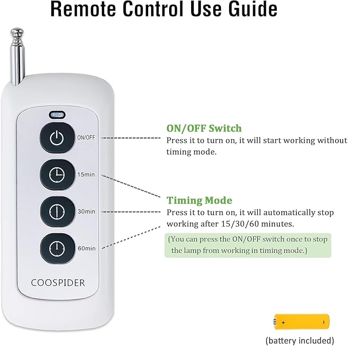 36Watts UV Sanitizer Lamp 2pack 72w with Remote Control Powerful UVC Light with E26 Base for Basement/Bedroom/Kitchen/Office/Storehouse/Car, 3-Gear Timer 110V Ozone Free