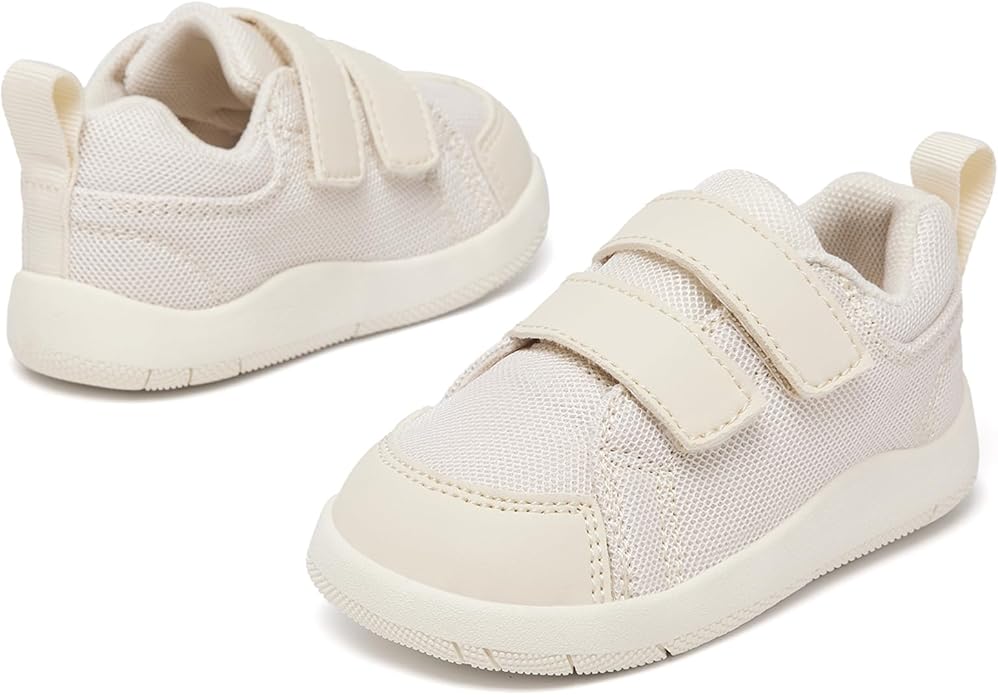 MORENDL Wide Toe Box Shoes Toddler Barefoot Shoes Baby Walking Shoe Boy Girl Non-Slip Zero Drop Minimalist Sneakers Comfort Tennis Outdoor Activities