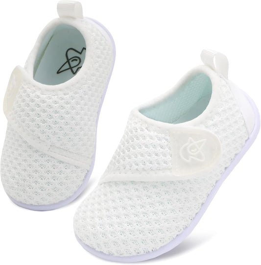 LeIsfIt Baby Shoes Boys Girls First Walking Shoes Non-Slip Infant Sneakers Lightweight Slip-on Crib Sneakers for First Walkers