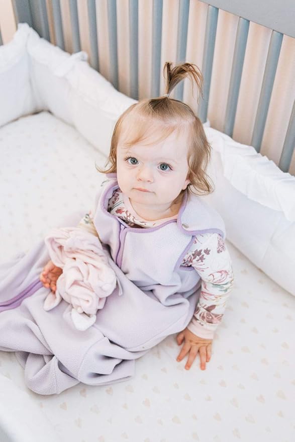 baby deedee Sleep nest Fleece Baby Sleeping Bag, Lavender, Large (18-36 Months)