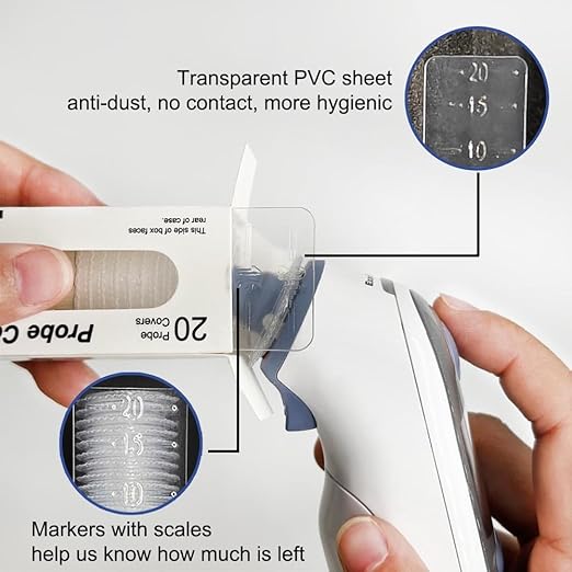 200 Pack Ear Thermometer Probe Covers/Refill Caps/Lens Filters for All Braun Models Thermomete,Ear Thermometer Lens Filters for All Braun Digital Thermometers Sleeve