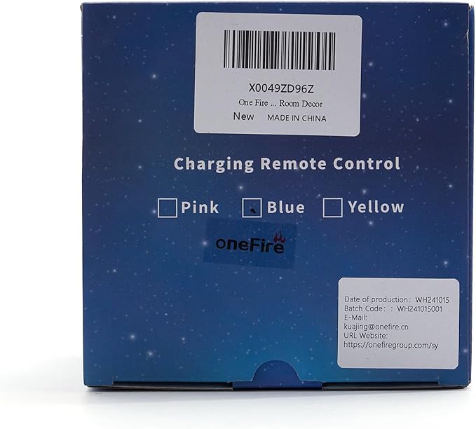 One Fire Night Light for Kids Gifts, 6 Films+78 Lighting Modes Ceiling Star Projector, Rechargeable Night Light Projector, 360°Rotating Star Lights for Bedroom Decor, Sensory Toys for Baby Boy Gifts