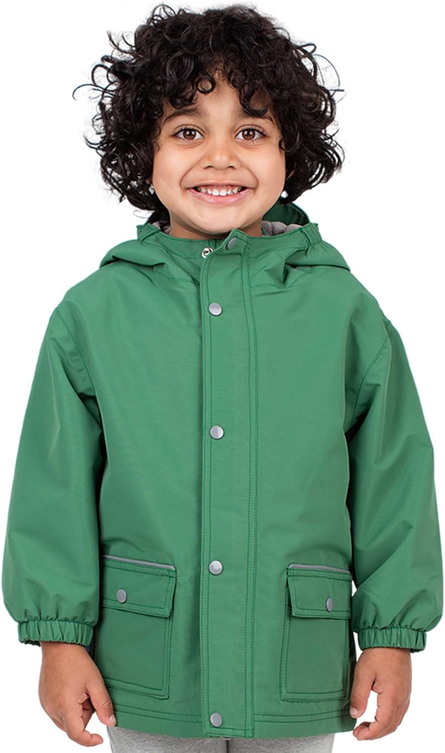 JAN & JUL Waterproof Fleece Lined Rain Jacket, Raincoat for Kids