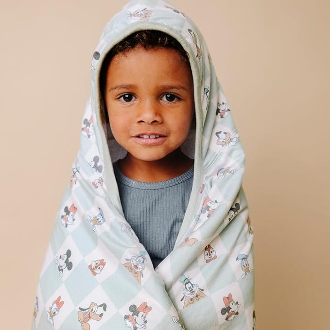 Premium Big Kid Hooded Towel "Mickey Mouse & Friends" by Copper Pearl