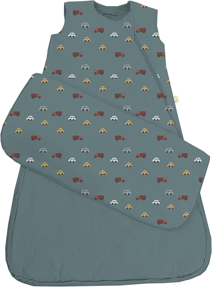 GUNAMUNA günamüna Unisex Baby, Toddler Wearable Blanket, Sleeping Bag Bamboo Rayon, Sleep Sack with Diaper Zipper, 2.6 TOG