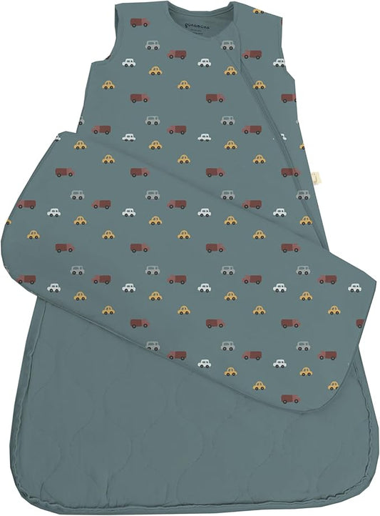 GUNAMUNA günamüna Unisex Baby, Toddler Wearable Blanket, Sleeping Bag Bamboo Rayon, Sleep Sack with Diaper Zipper, 2.6 TOG