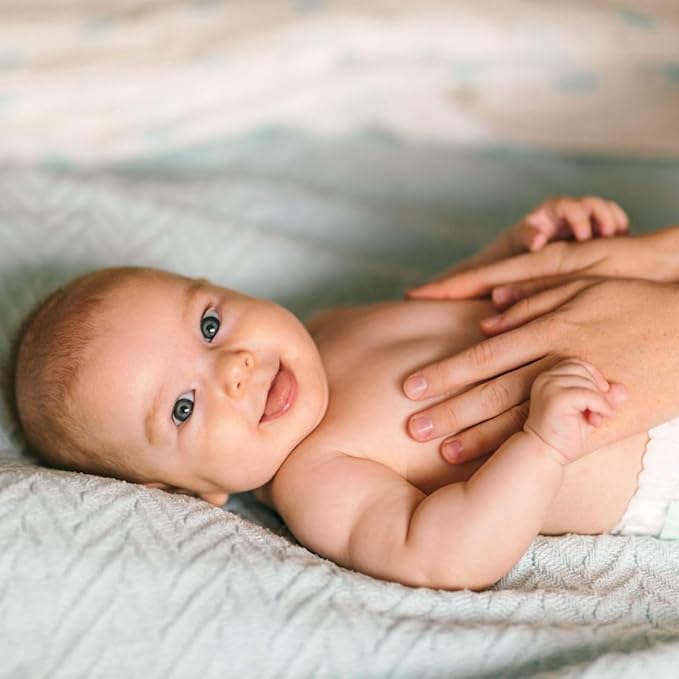 Mambino Organics Massage Baby Oil – Organic, Nourishing with Egyptian Calendula, Chamomile & Lavender – Gentle for After-Bath Relaxing – Cruelty-Free Baby Oils for Baby & Kids, 3-Pack 5 fl oz