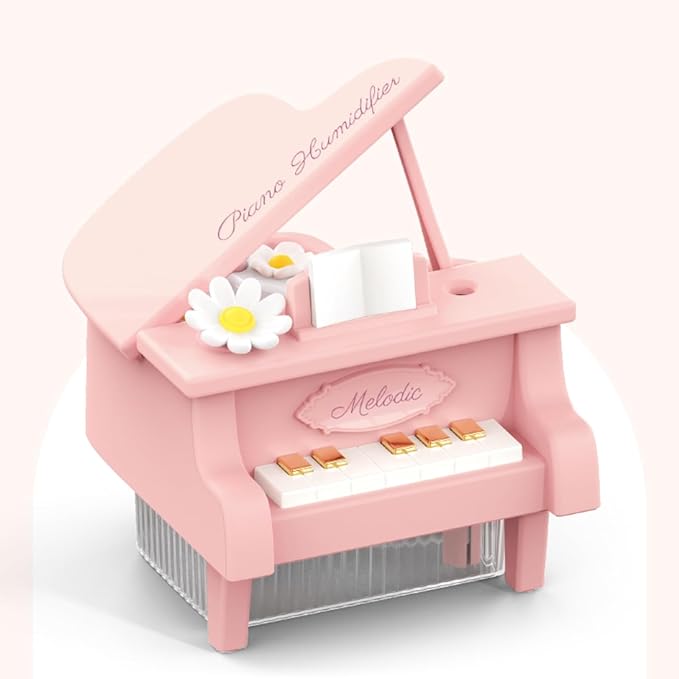 Portable Mini humidifie,350mL Cool Mist Humidifie,1200mAh Quiet for Home/Nursery/Office,Portable Mini Air Moisturizer,rechargeable mini humidifier (Pink)