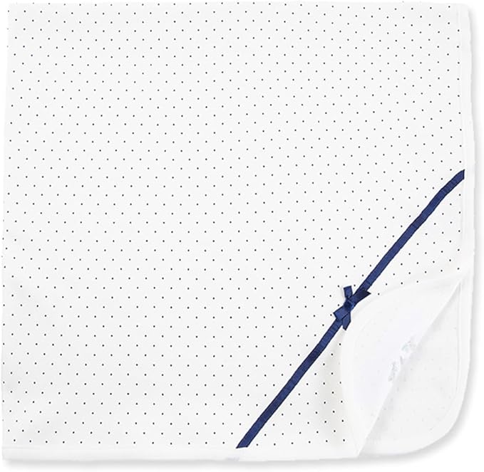 Little Me Blankets for Baby Girls' Swaddling Receiving Blanket, Ivory Rosebud, 30 x 27 Inches