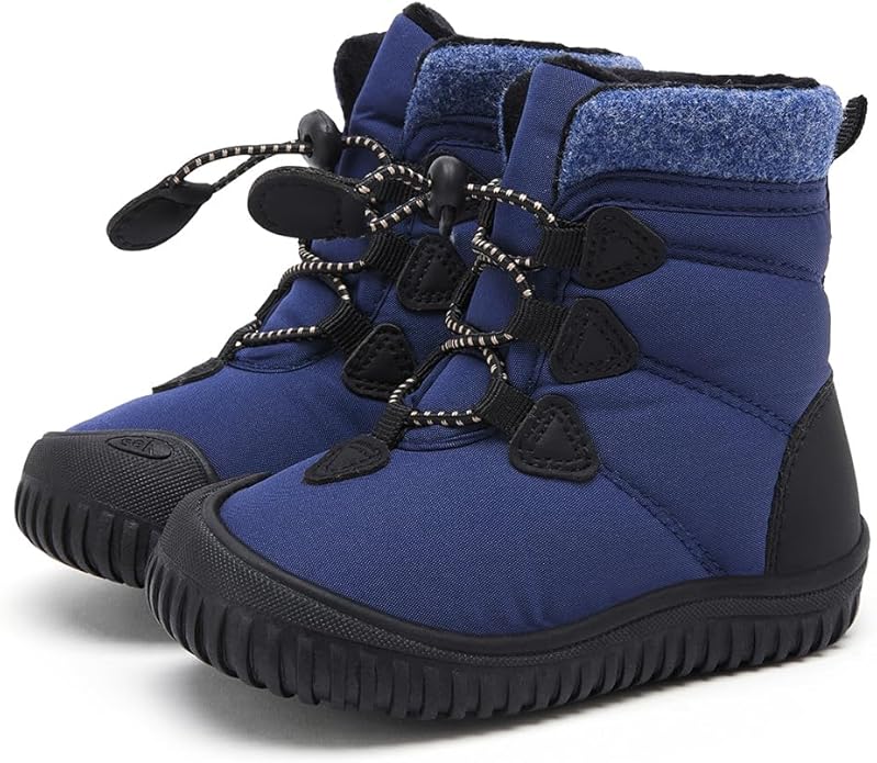 BMCiTYBM Toddler Baby Winter Snow Boots Boy Girl Faux Fur Warm Non Slip First Walking Infant Shoes