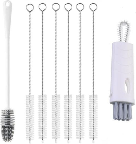 Bottle Brush for Stanley Tumblers,3 in 1 Cup Lid Gap Cleaning Brush Set for Owala Bottles, Multifunctional Water Bottle Cleaning Brush,Home Kitchen Crevice Cleaner Brush Tools