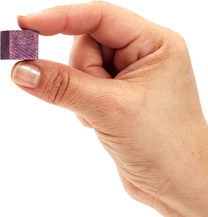 Bright Creations Square Wooden Cubes - Colored Wooden Blocks - Colorful Cubes for Kids & Classroom Supplies - 100 Pieces, 0.6 in, 6 Colors