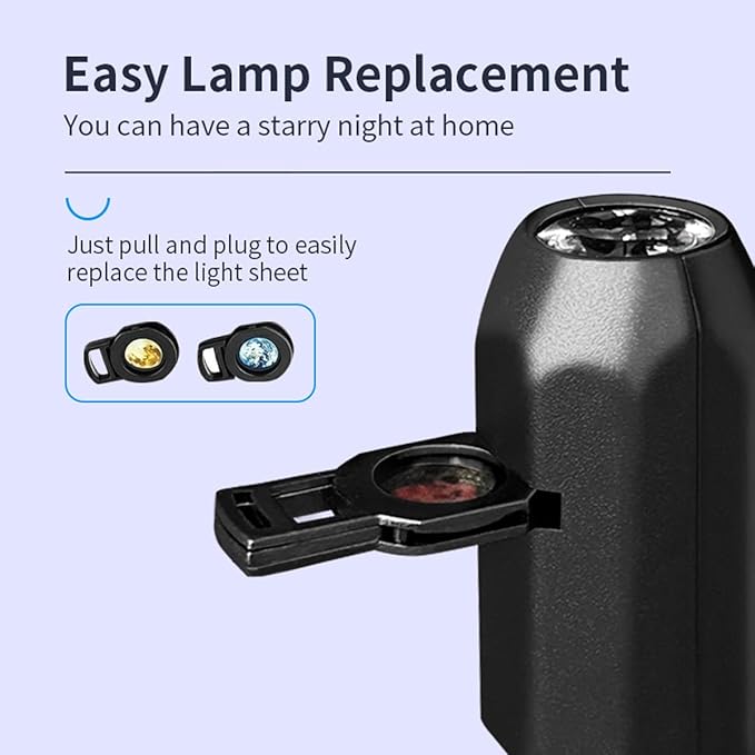 Planet Moon Projector Shooting,Romantic LED Small Night Light Bedroom Atmosphere Projection Decoration，Star Ceiling Sky Light (Planet Series)