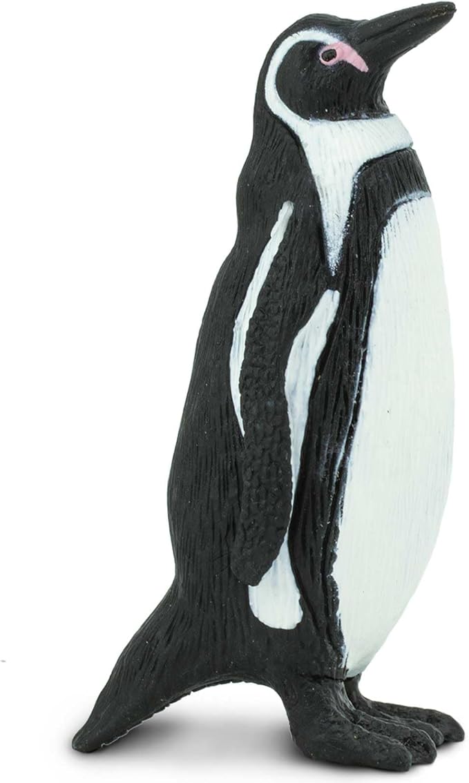 Safari Ltd. Humboldt Penguin Figurine - Detailed 2.93" Plastic Model Figure - Fun Educational Play Toy for Boys, Girls & Kids Ages 3+