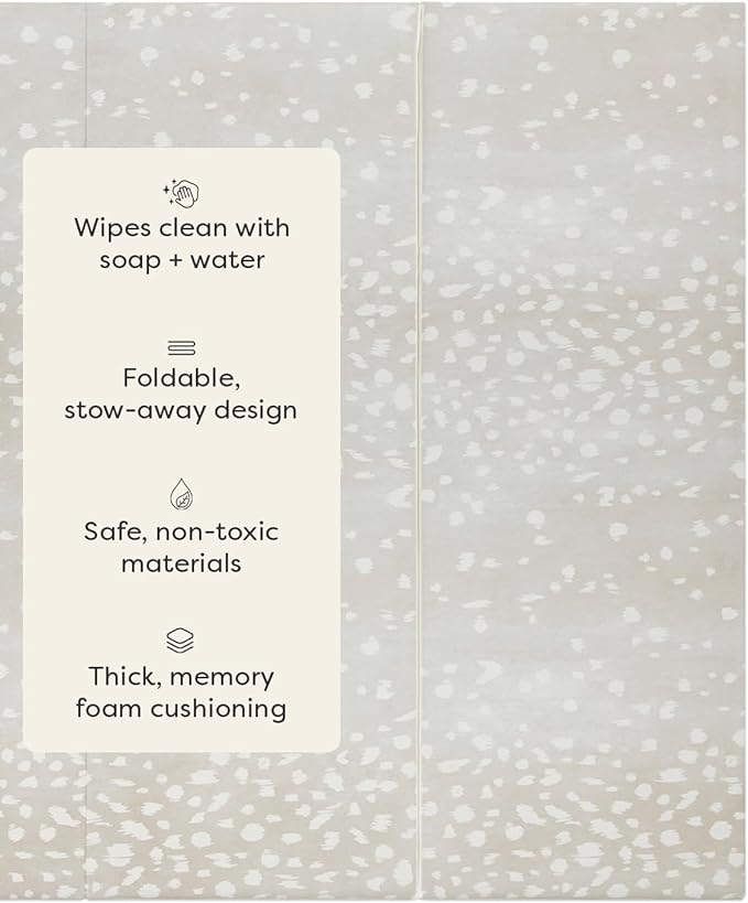 House of Noa Foldable Baby Tumbling Mat – Foldable Kids Play Mat | Durable, Stylish, and Cushioned Design