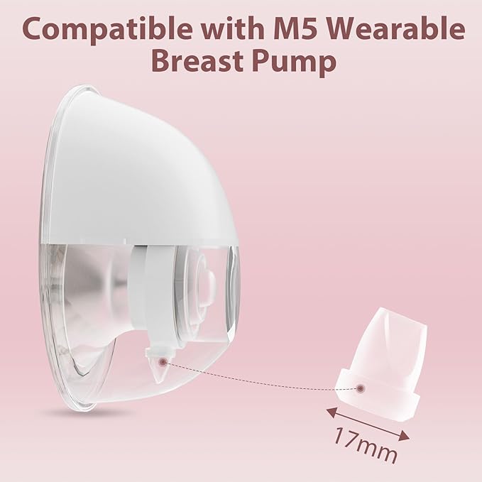 10 PCS Silicone Duckbill Valve Compatible with Momcozy M5 Wearable Breast Pump, Designed for M5 Electric Breast Pump Replacement Parts, Pumping Breastfeeding Essential Accessories for New Moms
