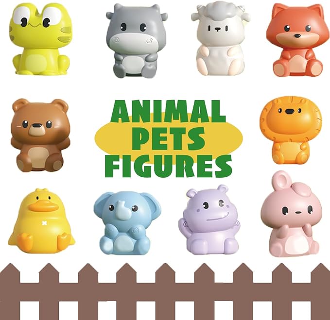 Learning Toy Animals Toys Montessori 30 Pcs for 1 2 3 Year Old Toddlers Counting, Matching, Sorting Fine Motor Games, Christmas Birthday Gift for Baby Boys Girls Age 12-18 Months