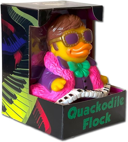 CelebriDucks - Quackodile Flock - Floating Rubber Ducks - Collectible Bath Toy Gift for Kids & Adults of All Ages