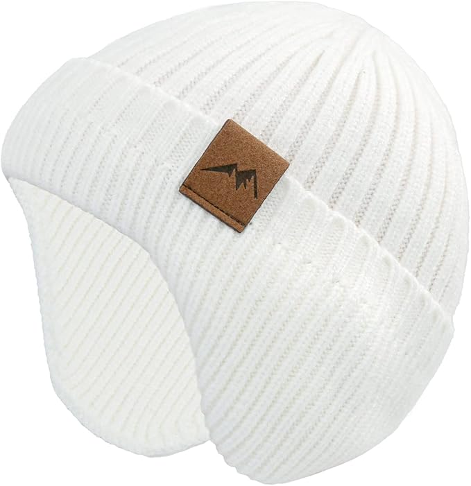 POXIMI Baby Boy Winter Hat Toddler Warm Beanie Girl Knit Hats with Earflap Kid Cute Earmuffs