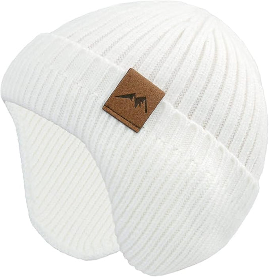POXIMI Baby Boy Winter Hat Toddler Warm Beanie Girl Knit Hats with Earflap Kid Cute Earmuffs