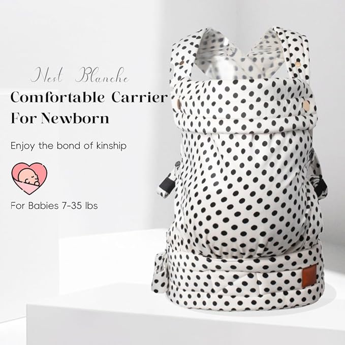 Baby Carrier for Newborn to Toddler, 7-35 lbs Weight Capacity, Ergonomic Backpack Design, Front and Back Facing Options, Spot