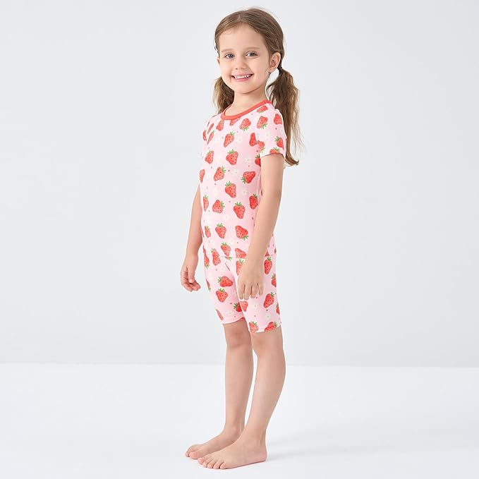 pureborn Baby Toddler Kids Viscose from Bamboo Pajamas Set Pjs 2pcs 18M-8Y