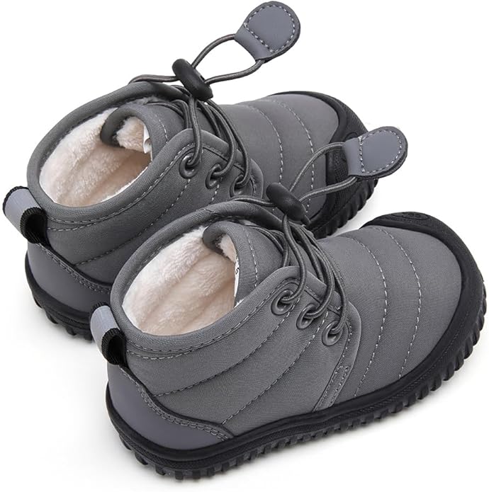 BMCiTYBM Toddler Baby Winter Snow Boots Boy Girl Faux Fur Warm Non Slip First Walking Infant Shoes