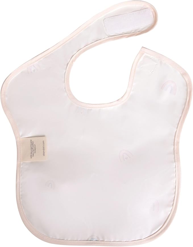 Ali+Oli Smock Bibs for Babies, BPA-Free Oeko-Tex Certified, Waterproof Baby Smock, Machine Washable, Toddlers Ages 6m+