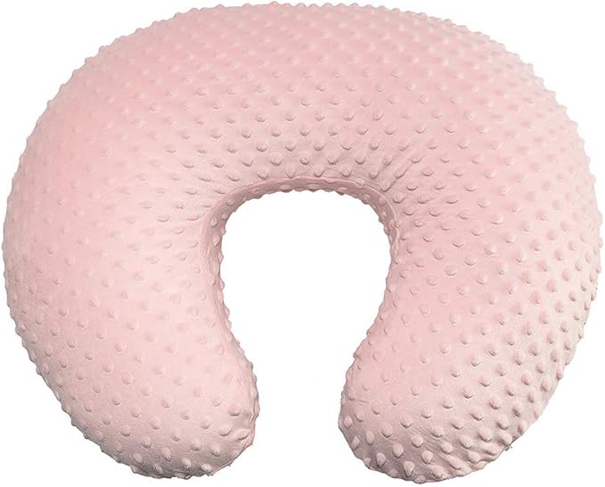iEvolve Nursing Pillow Cover Breast Feeding Pillow Support Positioner Lounger Cover for Baby Boy Girl(Pink)