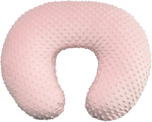 iEvolve Nursing Pillow Cover Breast Feeding Pillow Support Positioner Lounger Cover for Baby Boy Girl(Pink)