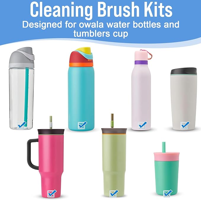 XANGNIER Water Bottle Cleaner Brush Set