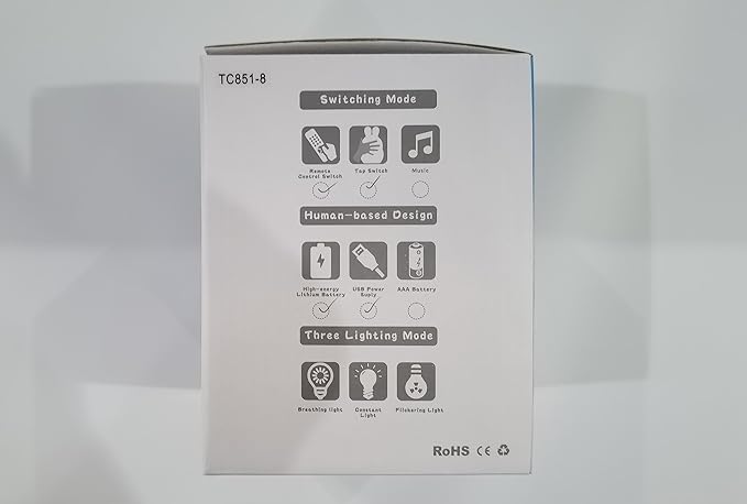 Night Light for Kids, Bedside Lamp for Children/Adults, Multicolor Light with Remote Control, Break Resistant, Eye Caring, Big Size, Adjustable Brightness & Color, Timing function - Large Bear