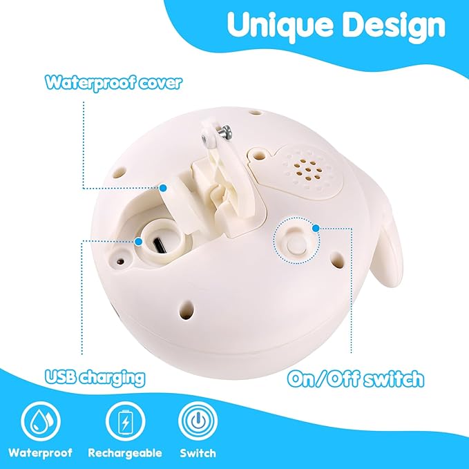 Baby Bath Toys, Toddler Bath Toys for Kids Ages 1-3, Light Up Whale Bath Toy Sprinkler Infant Baby Toys 6-12-18 Month Bathtub Fountain Toy, Toddler Christmas Stocking Stuffers 1 2 3 Year Boy Girl Gift