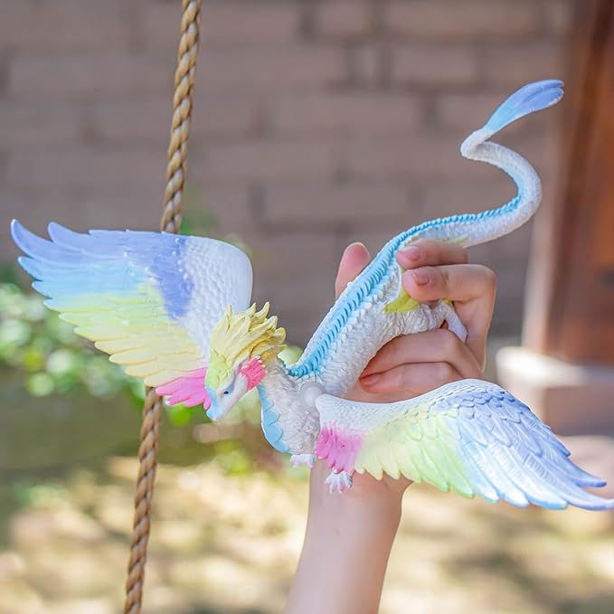 Schleich bayala Rainbow Dragon Toy Figurine with Movable Wings, Ages 5+, Dragon Toys for Girls