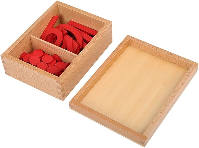Montessori Math Materials Numeral and Counters Preschool Early Learning Toys for Kids