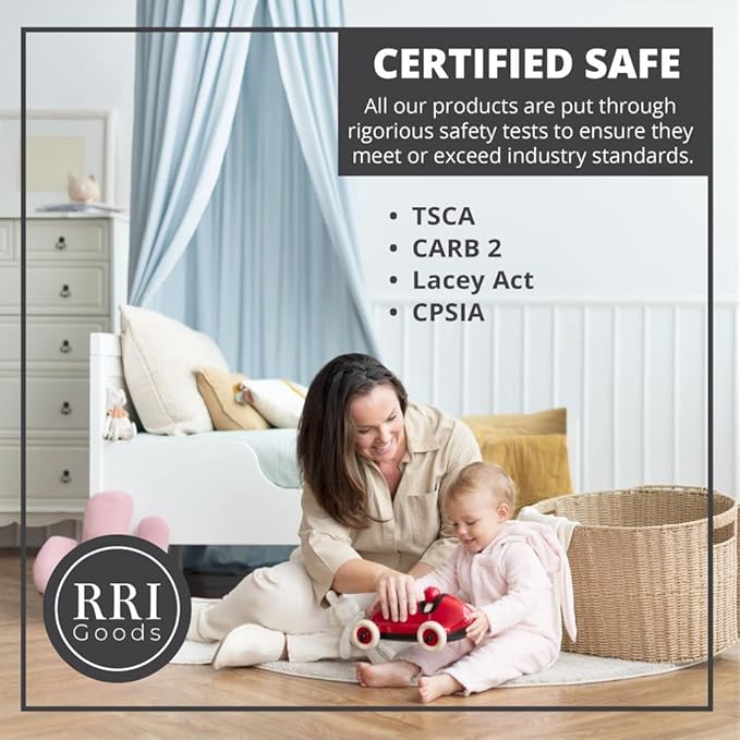 Montessori 5" H Wooden Baby Low Chair with Removable Tray & Safety Harness, Infant Chair with Modern Wood Design [ Fully Assembled]