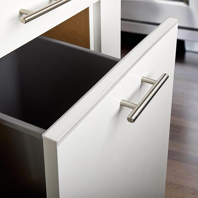 Cabinet Hero 7/8" Thick, 18" Length, Clear, Pack of 4 - Slimline Cabinet Edge Protector – Durable Slip-On Plastic Door & Drawer Edge Guard – Protects Shelves from Chipping, Discoloration & Breakage