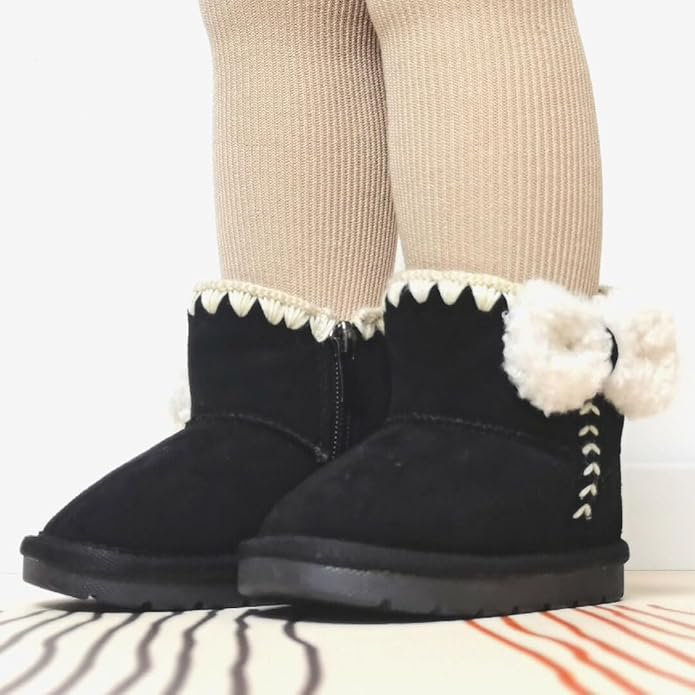 Baby Boots Winter Snow Booties Infant Boys Girls Outdoor Warm Shoes for Cold Weather 6 9 12 15 18 24 Months