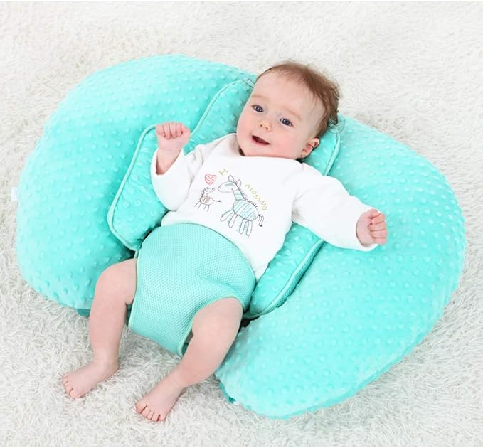 Baby Nursing Pillows for Breastfeeding, Multifunctional Ultra Soft Minky Nursing Pillow for Boys and Girls, Baby Feeding Support Pillow for Newborn, Green