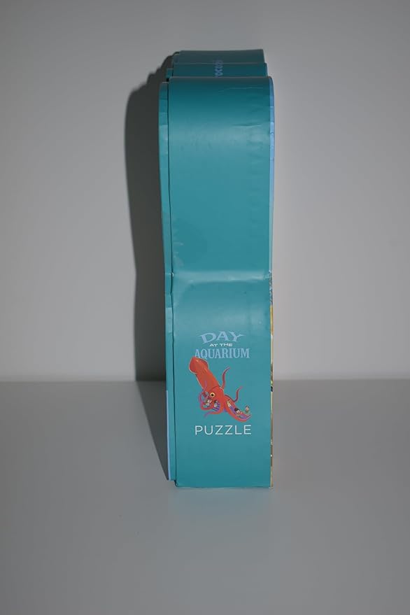 Crocodile Creek Above + Below 48-Piece Jigsaw Floor Puzzle - Fun Floor Puzzles for Kids Ages 4-8 - Day at The Aquarium - 18 x 24 inches Finished