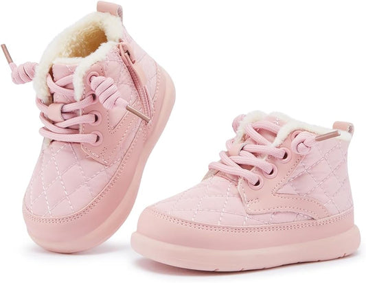 BMCiTYBM Baby Boy Girl Snow Boots Waterproof Winter Warm Booties Nonslip Lightweight Outdoor Shoes for First Walkers 6 9 12 18 24 Months(Infant/Toddler)