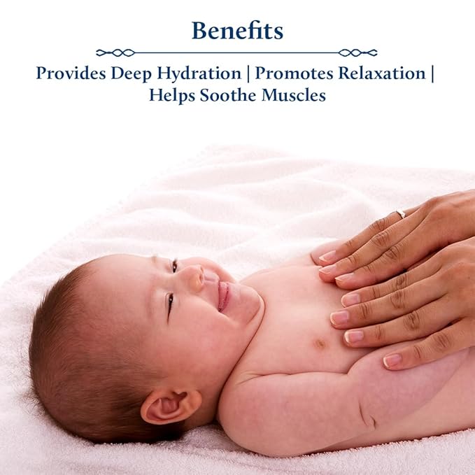 Blue Nectar Ayurveda Gentle Baby Oil for Newborn Skin Care -Moisturizing Baby Massage Oil for Dry Skin Moisturizer |Soothing with 100% Natural Coconut Oil & Organic Ghee (13 Herbs, 6.76 Fl Oz)